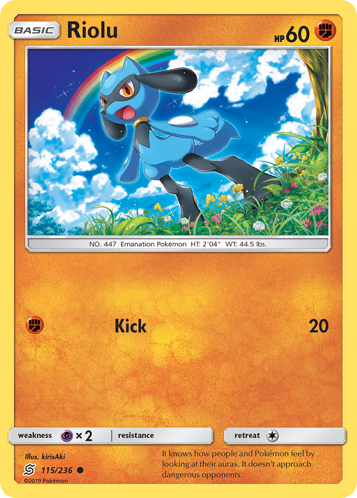 Riolu (115/236) [Sun & Moon: Unified Minds] | L.A. Mood Comics and Games