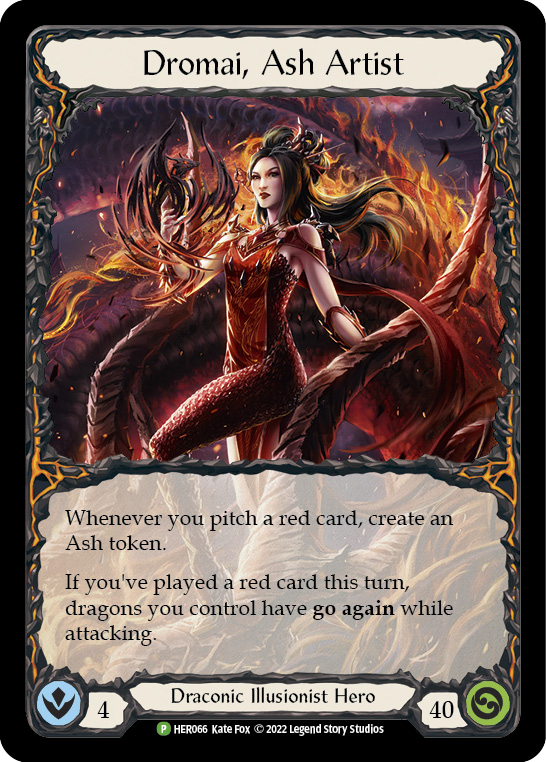 Dromai, Ash Artist [HER066] (Promo)  Rainbow Foil | L.A. Mood Comics and Games