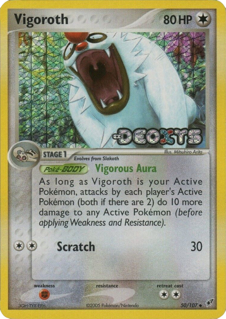 Vigoroth (50/107) (Stamped) [EX: Deoxys] | L.A. Mood Comics and Games