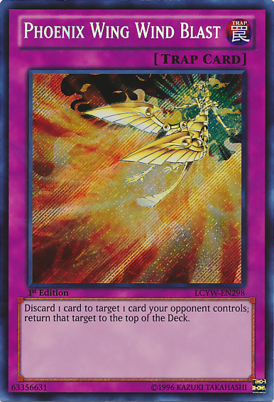 Phoenix Wing Wind Blast [LCYW-EN298] Secret Rare | L.A. Mood Comics and Games
