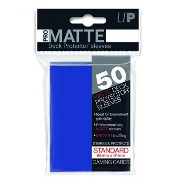 50ct Pro-Matte Blue Standard Deck Protectors | L.A. Mood Comics and Games