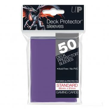 50ct Purple Standard Deck Protectors | L.A. Mood Comics and Games