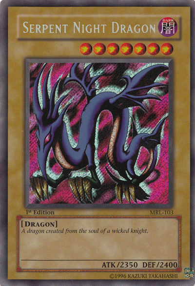 Serpent Night Dragon [MRL-103] Secret Rare | L.A. Mood Comics and Games