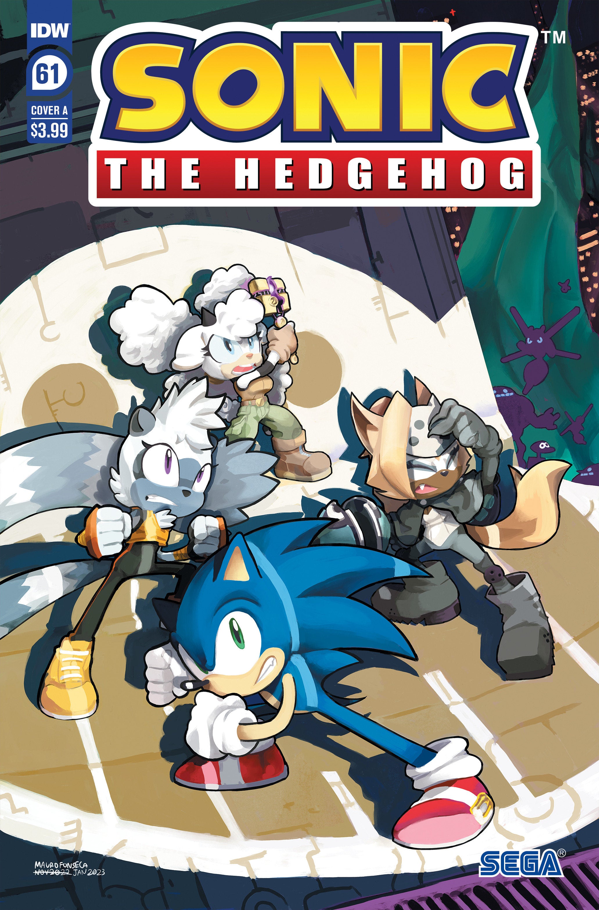 Sonic The Hedgehog #61 Cover A (Fonseca) | L.A. Mood Comics and Games