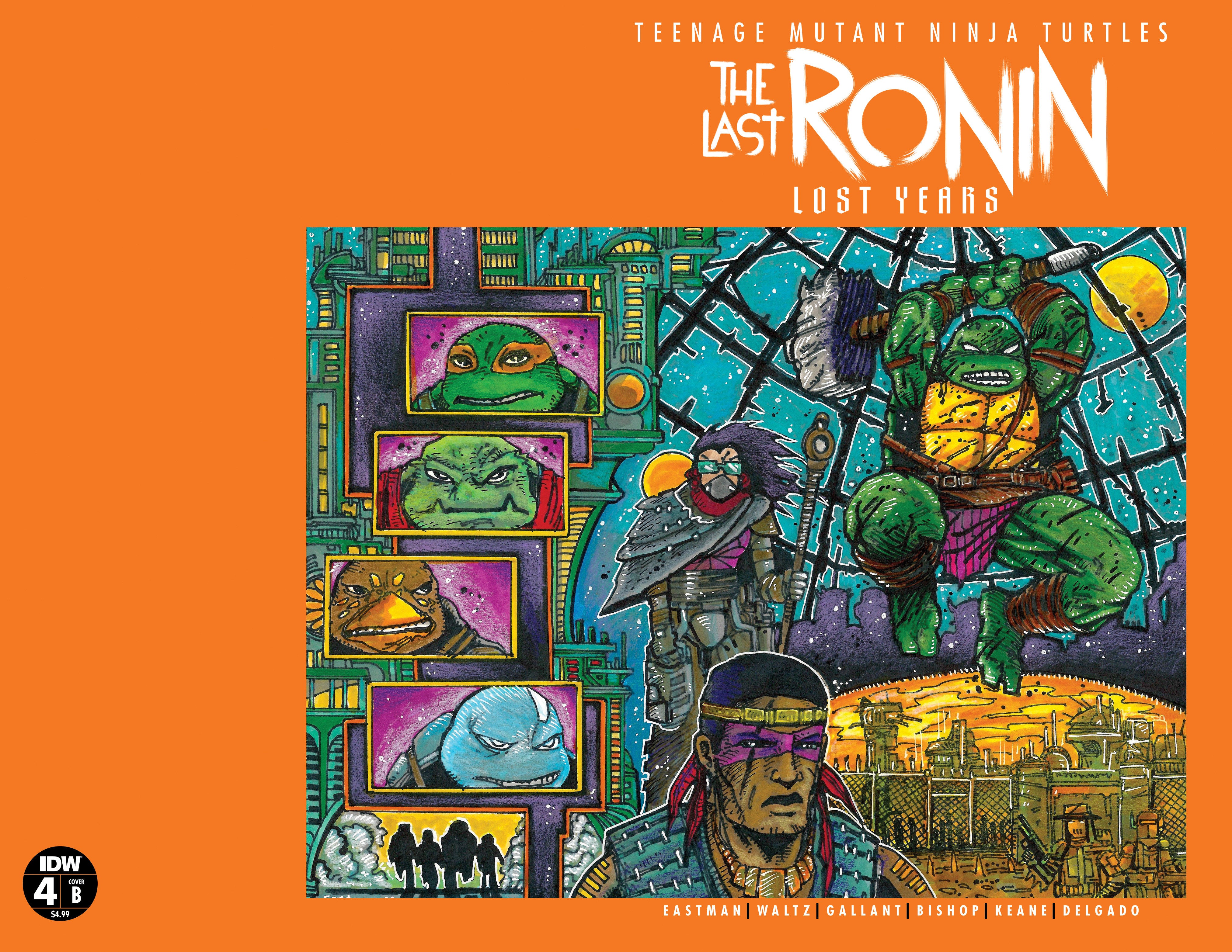 Teenage Mutant Ninja Turtles: The Last Ronin—Lost Years #4 Variant B (Eastman & Bishop) | L.A. Mood Comics and Games