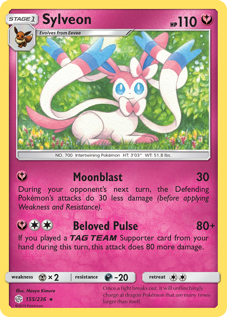 Sylveon (155/236) [Sun & Moon: Cosmic Eclipse] | L.A. Mood Comics and Games