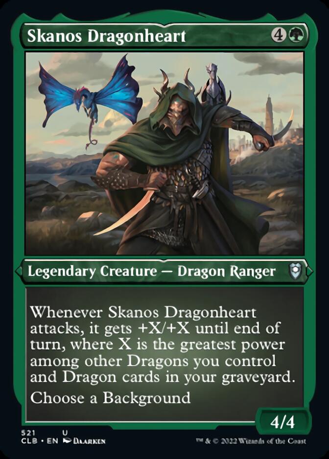 Skanos Dragonheart (Foil Etched) [Commander Legends: Battle for Baldur's Gate] | L.A. Mood Comics and Games