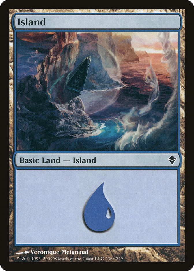 Island (236a) [Zendikar] | L.A. Mood Comics and Games