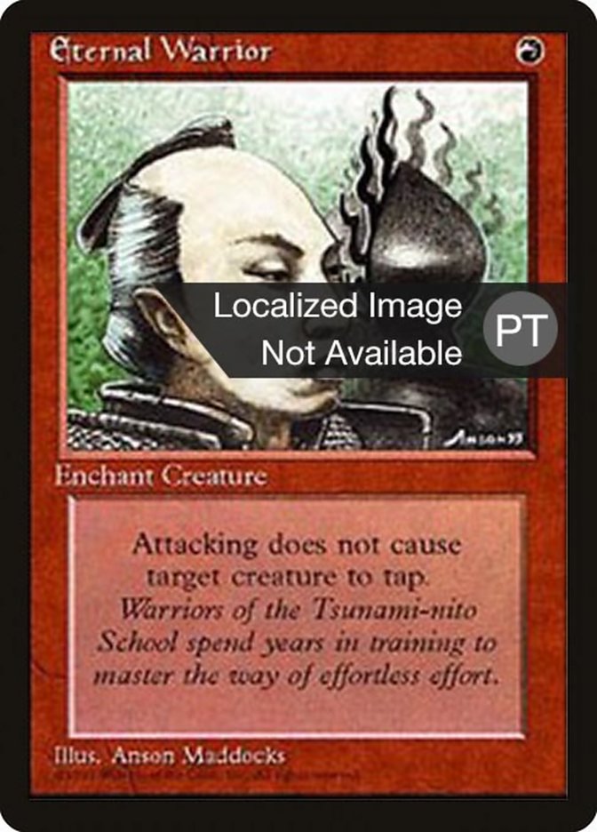 Eternal Warrior [Fourth Edition (Foreign Black Border)] | L.A. Mood Comics and Games