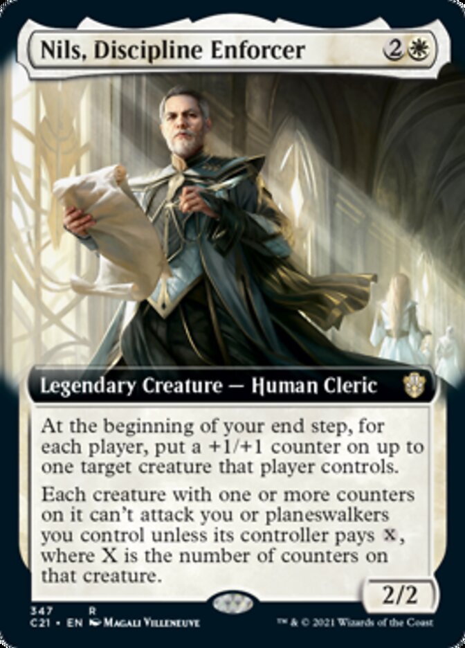 Nils, Discipline Enforcer (Extended Art) [Commander 2021] | L.A. Mood Comics and Games