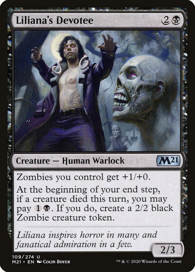 Liliana's Devotee [Core Set 2021] | L.A. Mood Comics and Games