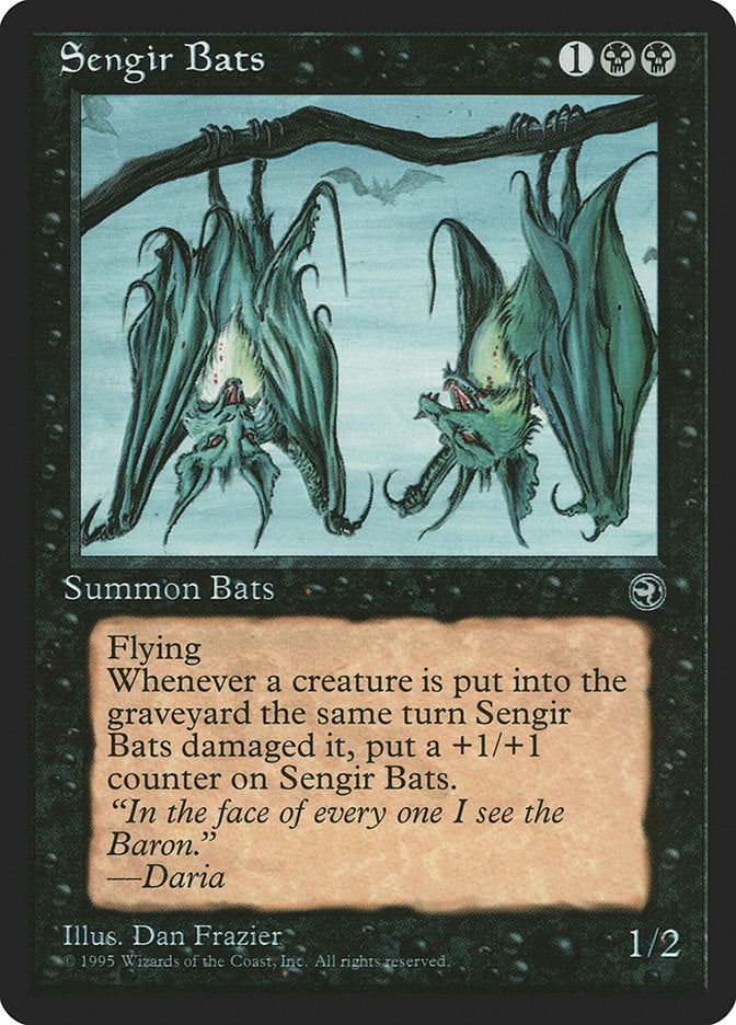 Sengir Bats (Daria Flavor Text) [Homelands] | L.A. Mood Comics and Games