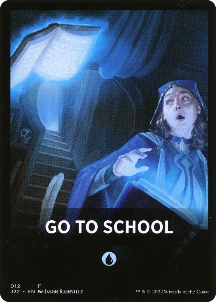 Go to School Theme Card [Jumpstart 2022 Front Cards] | L.A. Mood Comics and Games