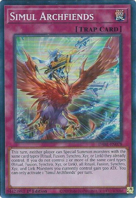 Simul Archfiends [DABL-EN078] Super Rare | L.A. Mood Comics and Games