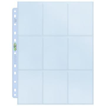9-Pocket Platinum Page for Standard Size Cards (11-Holes) | L.A. Mood Comics and Games