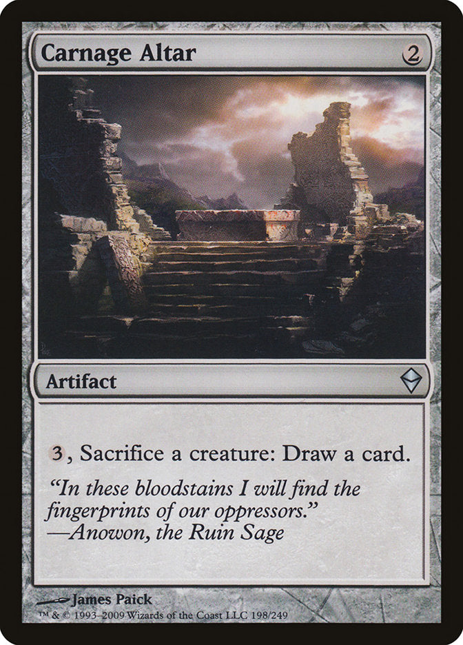 Carnage Altar [Zendikar] | L.A. Mood Comics and Games