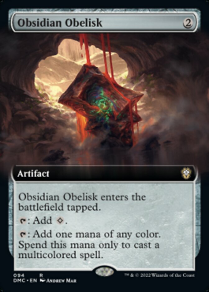 Obsidian Obelisk (Extended Art) [Dominaria United Commander] | L.A. Mood Comics and Games