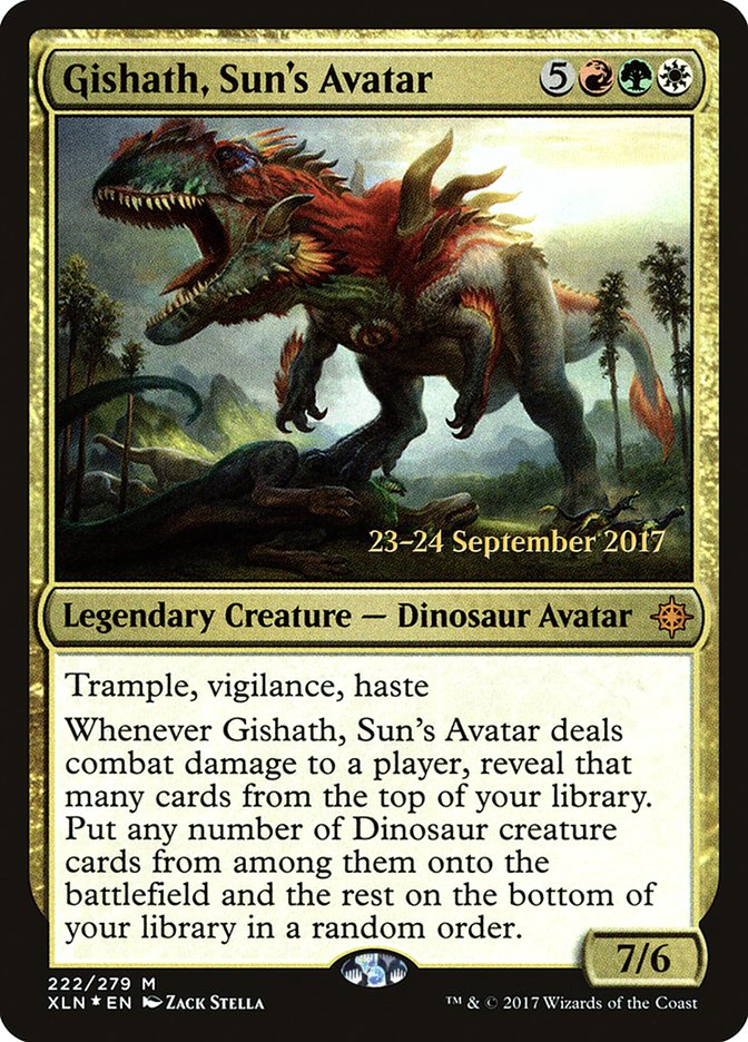 Gishath, Sun's Avatar [Ixalan Prerelease Promos] | L.A. Mood Comics and Games