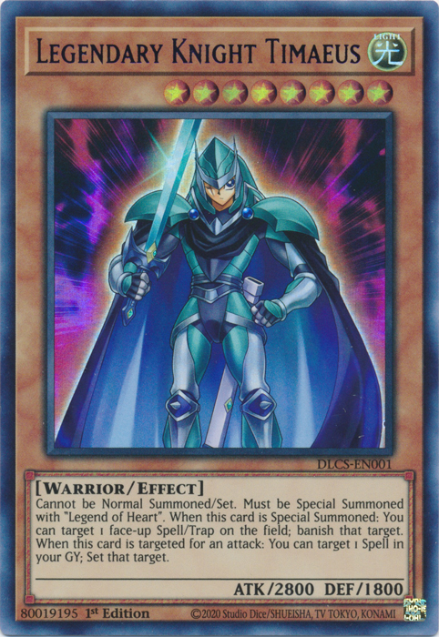 Legendary Knight Timaeus (Blue) [DLCS-EN001] Ultra Rare | L.A. Mood Comics and Games