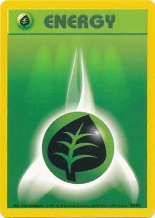 Grass Energy (99/102) [Base Set Unlimited] | L.A. Mood Comics and Games