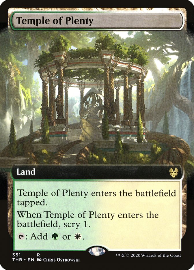 Temple of Plenty (Extended Art) [Theros Beyond Death] | L.A. Mood Comics and Games