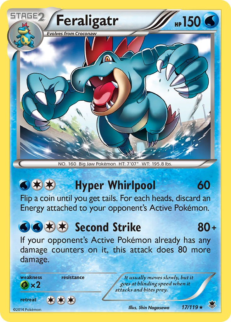 Feraligatr (17/119) [XY: Phantom Forces] | L.A. Mood Comics and Games