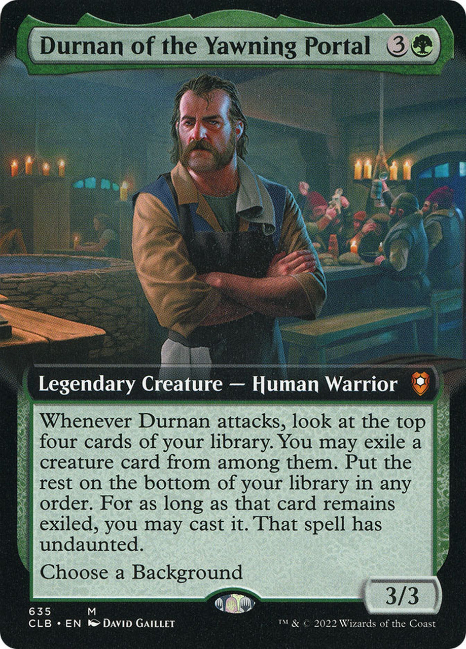 Durnan of the Yawning Portal (Extended Art) [Commander Legends: Battle for Baldur's Gate] | L.A. Mood Comics and Games