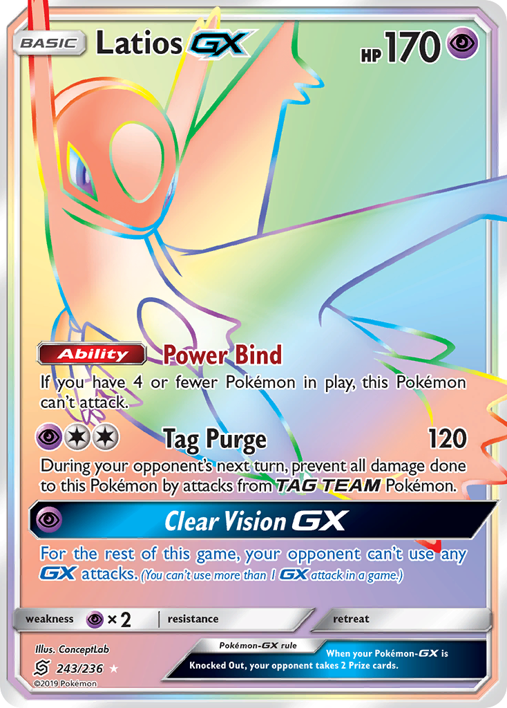 Latios GX (243/236) [Sun & Moon: Unified Minds] | L.A. Mood Comics and Games