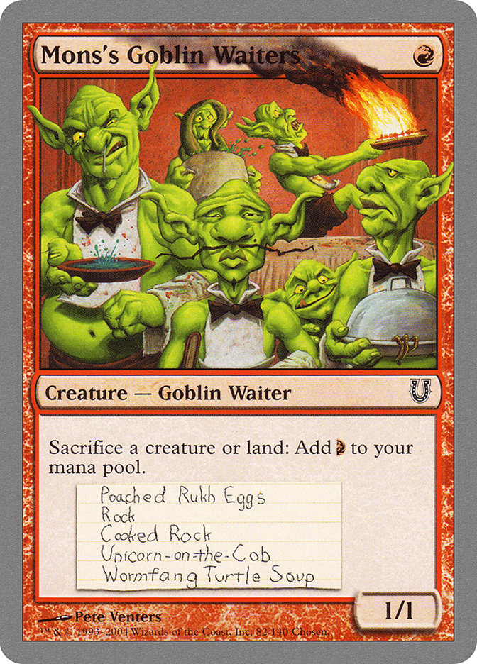Mons's Goblin Waiters [Unhinged] | L.A. Mood Comics and Games
