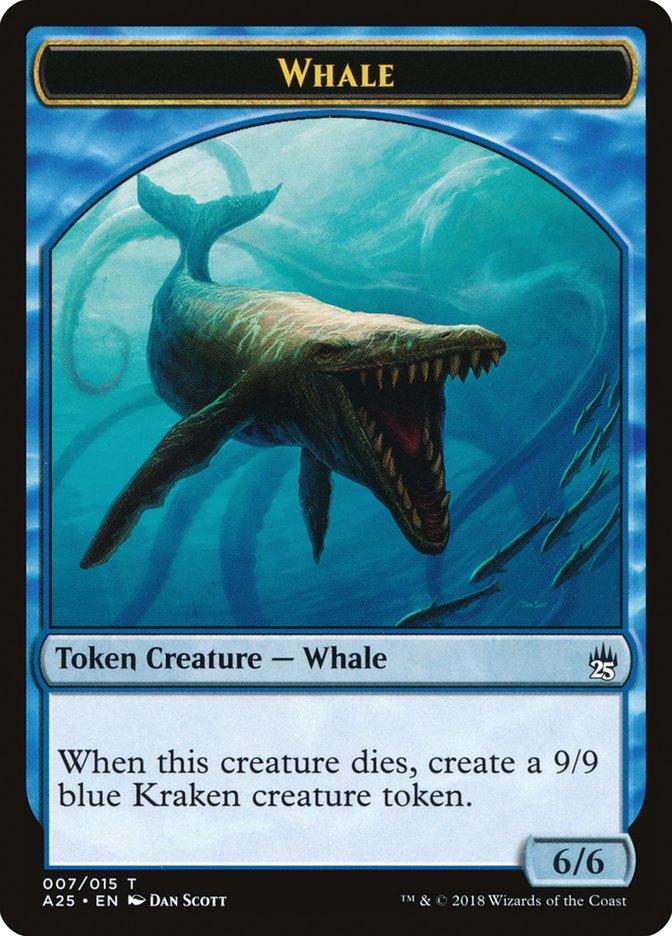 Whale Token [Masters 25 Tokens] | L.A. Mood Comics and Games