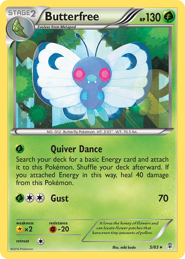 Butterfree (5/83) [XY: Generations] | L.A. Mood Comics and Games