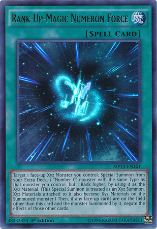 Rank-Up-Magic Numeron Force [MP14-EN101] Ultra Rare | L.A. Mood Comics and Games