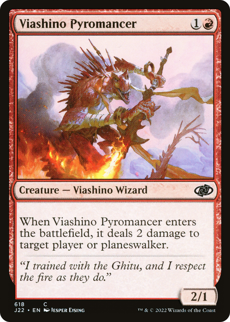 Viashino Pyromancer [Jumpstart 2022] | L.A. Mood Comics and Games