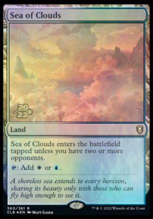Sea of Clouds [Commander Legends: Battle for Baldur's Gate Prerelease Promos] | L.A. Mood Comics and Games