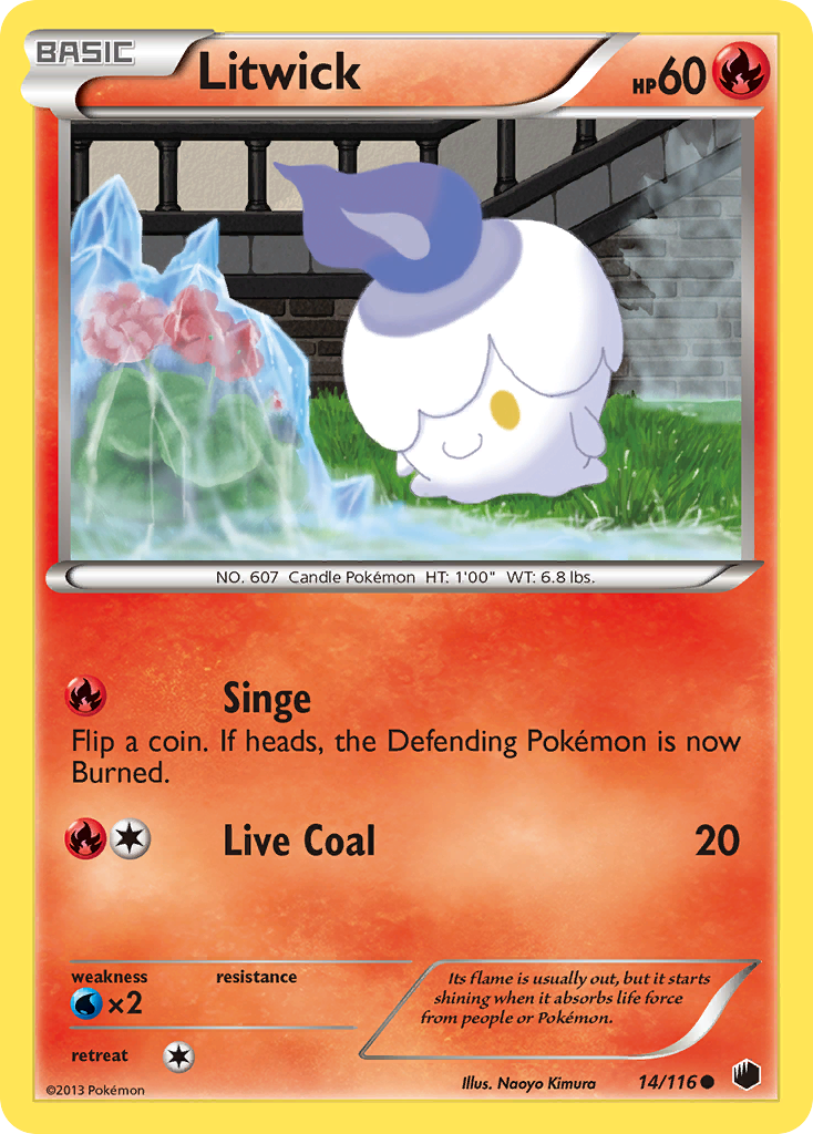 Litwick (14/116) [Black & White: Plasma Freeze] | L.A. Mood Comics and Games