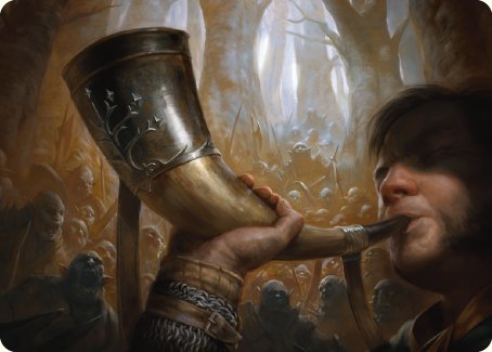 Horn of Gondor Art Card [The Lord of the Rings: Tales of Middle-earth Art Series] | L.A. Mood Comics and Games