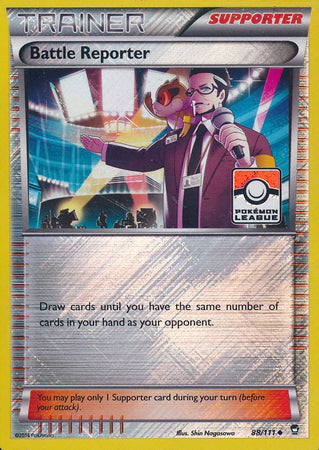 Battle Reporter (88/111) (League Promo) [XY: Furious Fists] | L.A. Mood Comics and Games