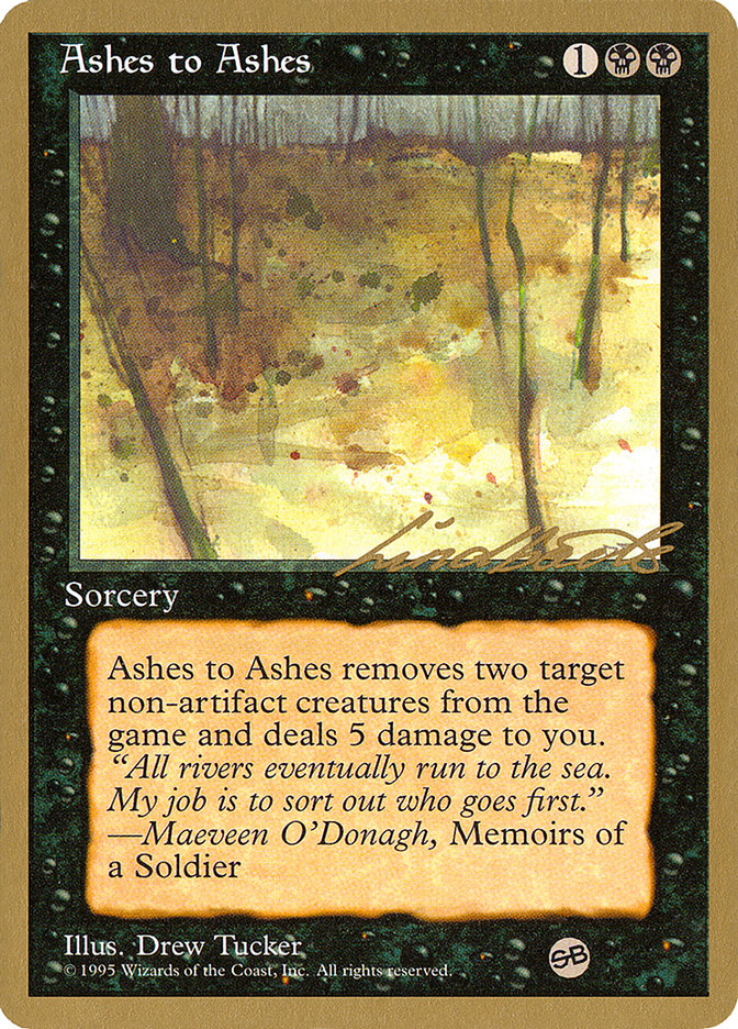 Ashes to Ashes (Leon Lindback) (SB) [Pro Tour Collector Set] | L.A. Mood Comics and Games