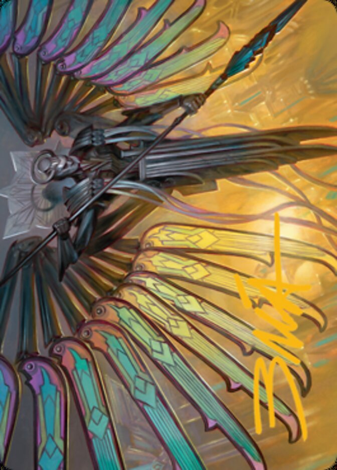 Paragon of Modernity Art Card (Gold-Stamped Signature) [Streets of New Capenna Art Series] | L.A. Mood Comics and Games