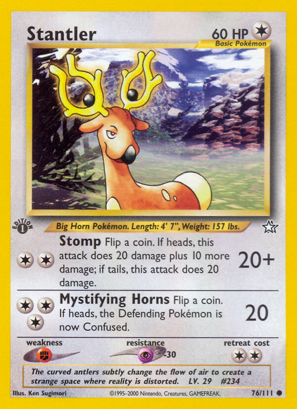 Stantler (76/111) [Neo Genesis 1st Edition] | L.A. Mood Comics and Games