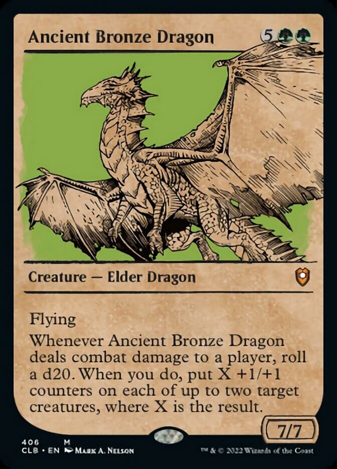 Ancient Bronze Dragon (Showcase) [Commander Legends: Battle for Baldur's Gate] | L.A. Mood Comics and Games