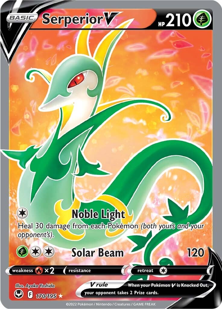 Serperior V (170/195) [Sword & Shield: Silver Tempest] | L.A. Mood Comics and Games