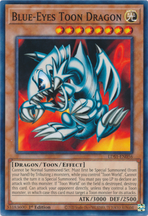 Blue-Eyes Toon Dragon [LDS1-EN056] Common | L.A. Mood Comics and Games