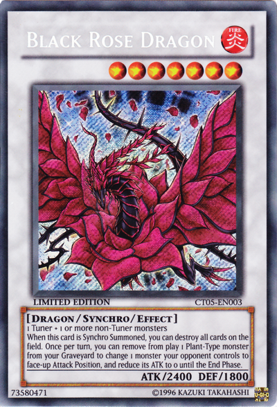 Black Rose Dragon [CT05-EN003] Secret Rare | L.A. Mood Comics and Games
