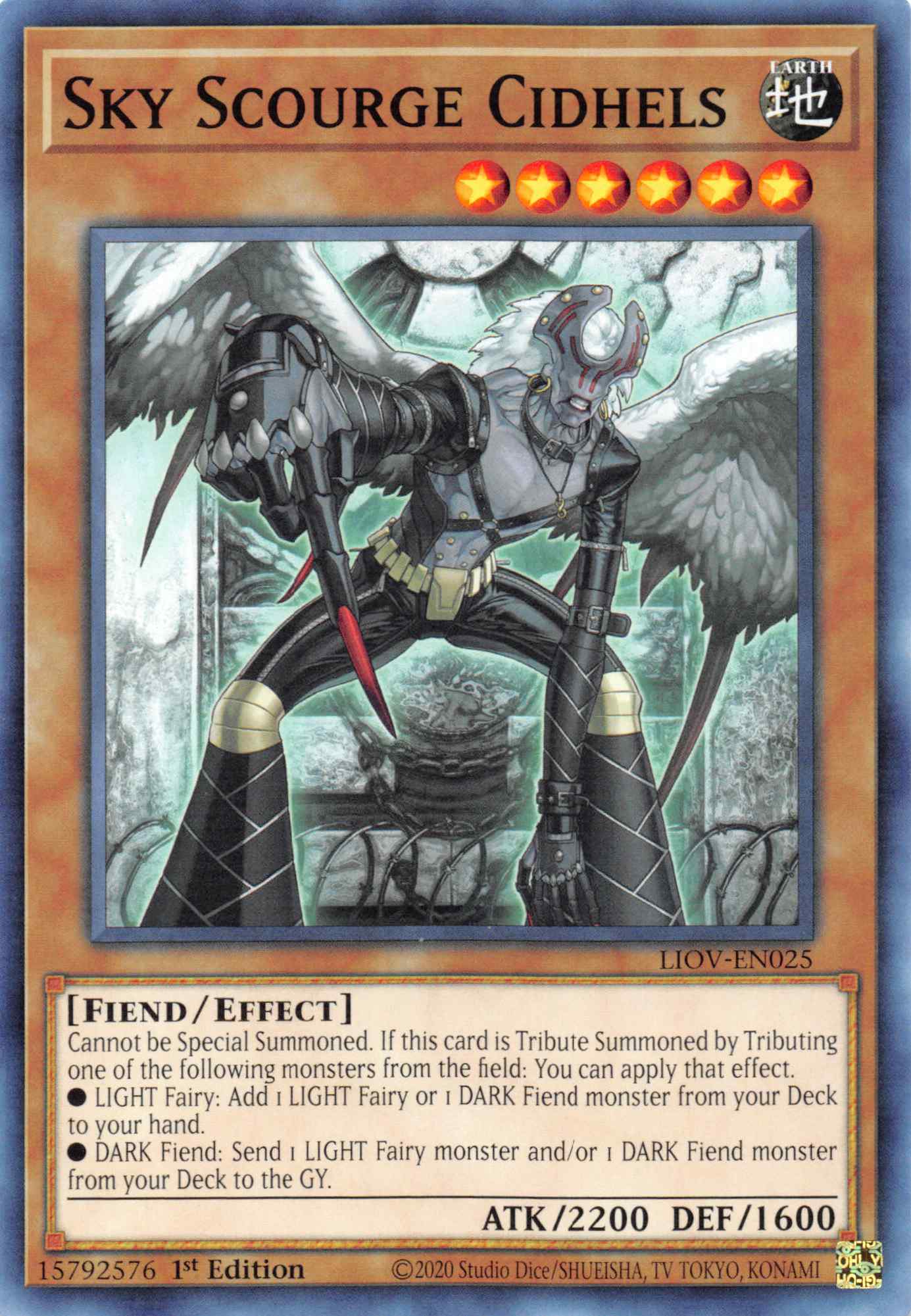 Sky Scourge Cidhels [LIOV-EN025] Common | L.A. Mood Comics and Games