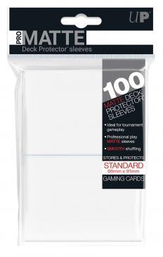 100ct Pro-Matte White Standard Deck Protectors | L.A. Mood Comics and Games