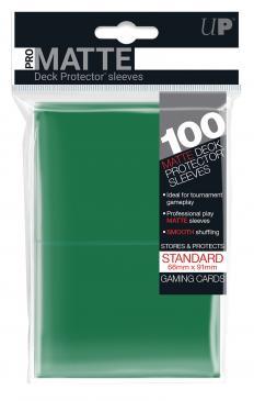 100ct Pro-Matte Green Standard Deck Protectors | L.A. Mood Comics and Games