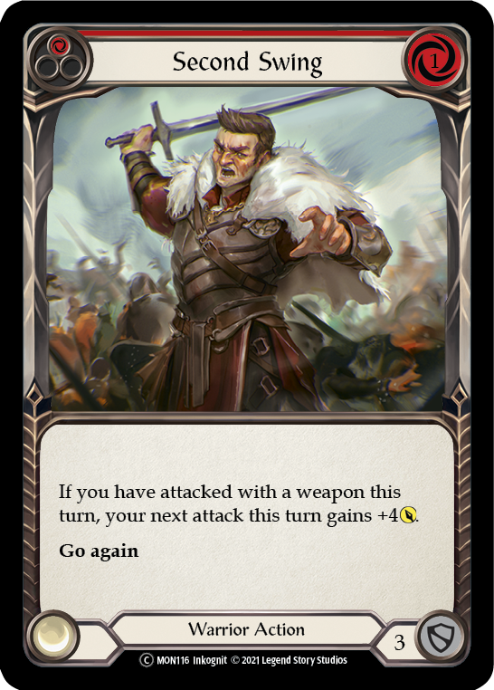 Second Swing (Red) [U-MON116-RF] (Monarch Unlimited)  Unlimited Rainbow Foil | L.A. Mood Comics and Games