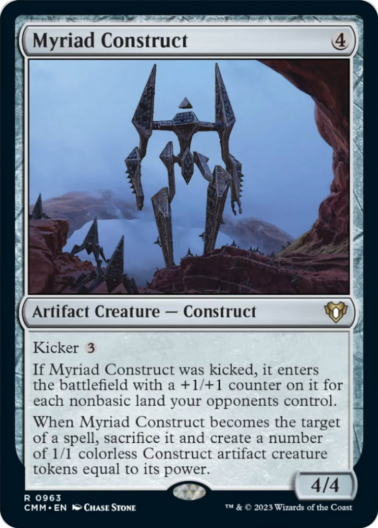 Myriad Construct [Commander Masters] | L.A. Mood Comics and Games