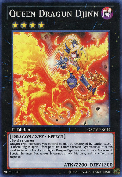 Queen Dragun Djinn [GAOV-EN049] Super Rare | L.A. Mood Comics and Games